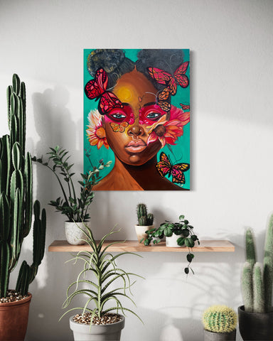 24x36 Canvas “Butterfly Whispers” Print