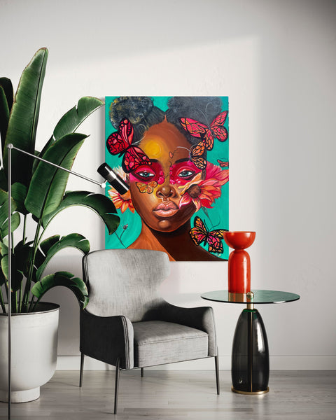 24x36 Canvas “Butterfly Whispers” Print